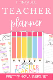 Teacher Planner 2020 2021 Lesson Planner Printable Academic Etsy In 2020 Teacher Planner Printables Lesson Planner Printable Lesson Planner