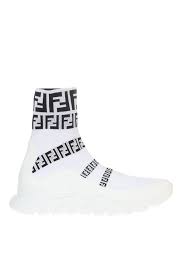 Fendi High Top Sneakers With Sock Men S Shoes Vitkac