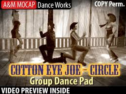 Jun 19, 2021 · the cotton eyed joe is a country dance made popular by the release of rednex's version of the classic folk song in 1994. Second Life Marketplace A M Mocap Cotton Eye Joe Circle Group Dance Pad No Trans Country Style Dance For Group Up To 10 Dancers
