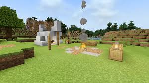 Place two rocks on two corners, and two rocks in the center of the tarp at the edges. Simple Tent Simple Campsite Minecraft Map
