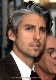 George Lamb Black And Grey Hair Grey Hair Men Olive Skin Men