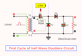 And gates and two half adders. Dc Voltage Doubler And Voltage Multiplier Circuits Working Eleccircuit