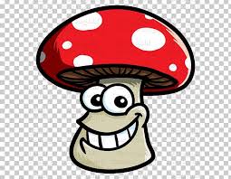 Closeup shot of cute cartoon dragon, mushroom and flower figurines on a white surface. Cartoon Smile Mushroom Fungus Png Clipart Artwork Cartoon Clip Art Edible Mushroom Face Free Png Download