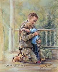 Military Homecoming Soldier Coming Home Father Etsy Military Homecoming Army Drawing Original Pastel