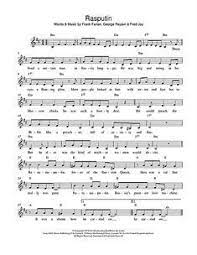 Boney M Rasputin Sheet Music And Printable Pdf Music Notes In 2021 Sheet Music Boney M Music Notes