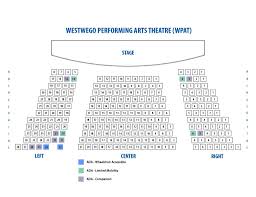 Venues Seating Charts Jefferson Performing Arts Society