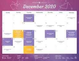 Your partner could take you by surprise, perhaps by making a financial suggestion that you can barely credit or by doing something that makes you see the relationship in a new light. Astrology Calendar December 2020 Astrologyanswers Com