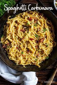 Spaghetti Carbonara Spaghetti Carbonara Easy Pasta Dishes Great Pasta Recipes