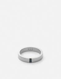 Men's 4mm Silver Band, Matte Silver | Miansai