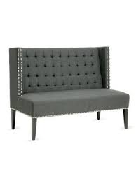 The bench backrest is paneled, with wingback sides. Banquette Seating Banquette Bench Banquette Wholesale Interiors