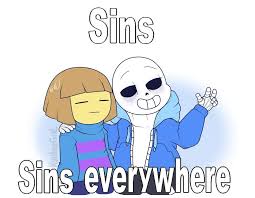 Undertale Sins Sins Everywhere By Kyubeygirl On Deviantart Undertale Undertale Funny Undertale Memes
