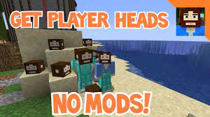 How To Get Player Heads In Minecraft 1 14 1 17 Java Youtube