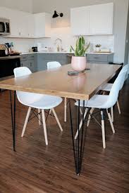 Diy Hairpin Leg Dining Table In 2020 Hairpin Leg Dining Table Diy Dining Table Diy Dining Room Table