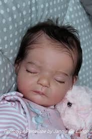 Penelope Reborn Vinyl Doll HEAD ONLY by Jannie De Lange