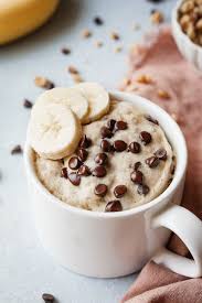 A Healthy Banana Mug Cake Is Just The Thing To Satisfy Your Sweet Tooth The Cake Itself Is Naturally Sweetened Banana Mug Cake Banana Healthy Vegan Mug Cakes