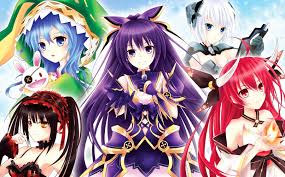 Five Anime Characters Anime Date A Live Kotori Itsuka Kurumi Tokisaki Origami Tobiichi Tohka Yatogami Yoshino Date A Live In 2020 Date A Live Anime Date Date A Life