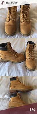 Timberland Junior 6 Inch Premium Waterproof Boots Wheat Nubuck Timberland Boots Timberland Boots Boots Shoes Boots Timberland