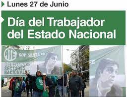 Esta medida no cayó bien en el sindicato docente. 27 De Junio Dia Del Trabajador Estatal Nacional