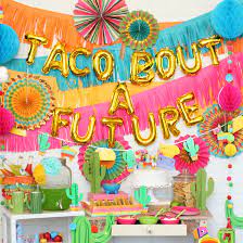 Planning a taco bar for graduation parties and get togethers is a fun and economical way to serve your guests. Llama Themed Graduation Fiesta Fun365