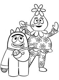 Nick jr coloring pages elmo coloring pages nativity coloring pages football coloring pages printable christmas coloring pages pattern coloring pages free printable coloring pages coloring pages for kids kids coloring. Yo Gabba Gabba Brobee And Foofa Want To Brush Their Teeth In Yo Gabba Gabba Coloring Page Coloring Home