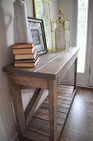Handcrafted Wood Rustic Console Table Modern Farmhouse Solid Etsy Rustic Console Tables Rustic Consoles Modern Console Tables