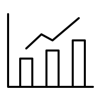 rising chart icons download free vector icons noun project