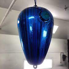 Instagram Photo By Krazykustoms Ericsilverio Via Iconosquare Custom Paint Motorcycle Custom Motorcycle Paint Jobs Gas Tank Paint