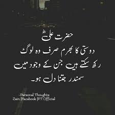 Beshak Hazrat Ali Sayings Friendship Quotes In Urdu Ali Quotes