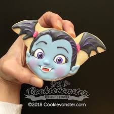 Oh Hello There Vampires Can Be Cute Too Vampirina Cookievonster Vancouvercookies Deco Cookies For Kids Cookie Decorating Halloween Treats For Kids