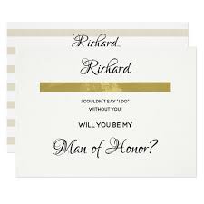 Create Your Own Invitation Zazzle Com Wedding Invitation Trends Man Of Honour Invitations