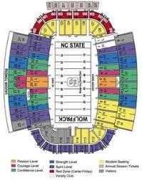 nc state wolfpack football seating chart nc state wolfpack