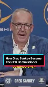 How Greg Sankey Became The SEC Commissioner #collegefootball #lifelessons  #thankyounotes