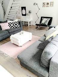 The color scheme of your living room can be showcased in many different furniture pieces and displayed artwork. 9 Gorgeous White Grey And Pink Interiors That Make You Dream Daily Dream Decor