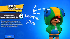 İnstagram:bogadam1 brawl stars kulübüm:boğatayfa discord: Brawl Stars Leon Un Yuzu Belli Oldu Youtube