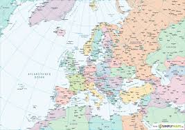 Auch zum kostenlosen ausdrucken geeignet. Europakarte Politisch Vektor Download Ai Pdf Simplymaps De
