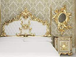 Baroque Bedroom Suite In Royal Interior Baroque Bedroom Baroque Furniture Royal Furniture