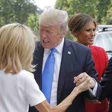 Weitere ideen zu mode, first ladies, paris mode. Such Good Shape Comment To Macron S Wife Lands Trump In Hot Water