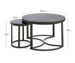 Broyhill Capilano Nested Patio Coffee Drum Side Table Set Big Lots In 2020 Drum Side Table Coffee Table Metal Frame Side Table