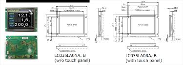 Lc Series Command Type Tft Lcd Modules Futaba Mouser