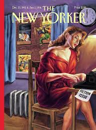 A Woman Works On The Typewriter By Owen Smith The New Yorker New Yorker Covers Pulp Fiction