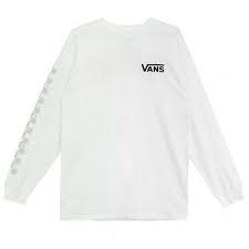 Black And White Vans Shirt Womens Vans X Thrasher Checker Long Sleeve T Shirt 185 Ron Liked On Polyvore Featuring Tops T Shirts Lo White Long Sleeve Tee Vans T Shirt White Long Sleeve Top