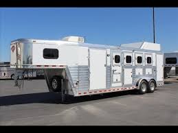 Browse horse trailers, or place a free ad today. 2006 Hart 4 Horse Gooseneck Trailer Transwest Truck Trailer Rv Youtube