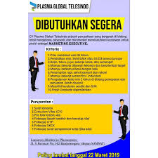 Kerja keras yang kita kerahkan biasanya merupakan suatu cara agar dimasa depan kita. Lowongan Kerja Diploma Februari 2021