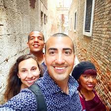 Venice, Italy with Erumis Ureña, Olga Mendez, & Lindly Fernandez.