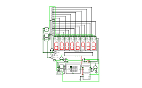 Keypads columns are polled repeatedly, and when a key is pressed, the poll returns a positive result which would reflect the row. Circuitverse Digital Circuit Simulator