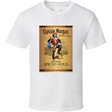 Captain Morgan Special Edition Spice Rum Label T Shirt L White Tunisex 01366 17 90 Captain Morgan Spiced Rum Rum