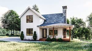 Farmhouse style house plans are timeless and remain popular today. Modern Farmhouse Cabin Plan Lilly In 2021 Modern Farmhouse Plans Small Farmhouse Plans Modern Farmhouse Exterior