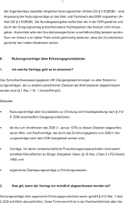 Nutzungsvertrag des eigentümers/der eigentümerin bzw. Das Schuldrechtsanpassungsgesetz Ein Uberblick Uber Die Wichtigsten Inhalte Und Praktische Hinweise Fur Eigentumer Und Nutzer Pdf Free Download