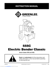 greenlee 555c instruction manual pdf download