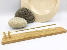 Incense Stick Holder Solid Oak Wood Handmade Wooden Joss Stick Incense Holder Hand Carved Ash Collection Channel Birthday Incense Gift Diy Incense Holder Incense Holder Incense Sticks Holder